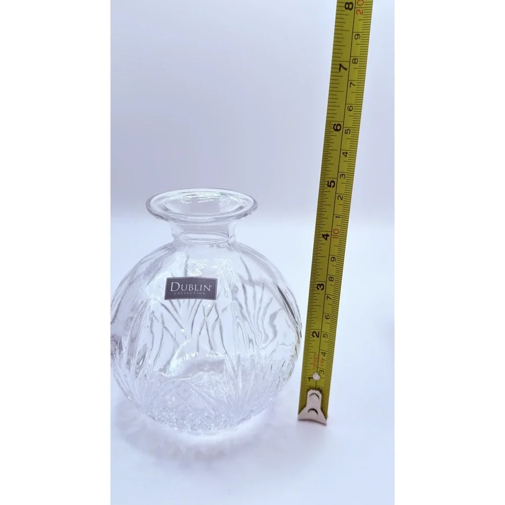 Dublin Crystal Bubble Vase Glass|Home Decor|Flower Holder|New